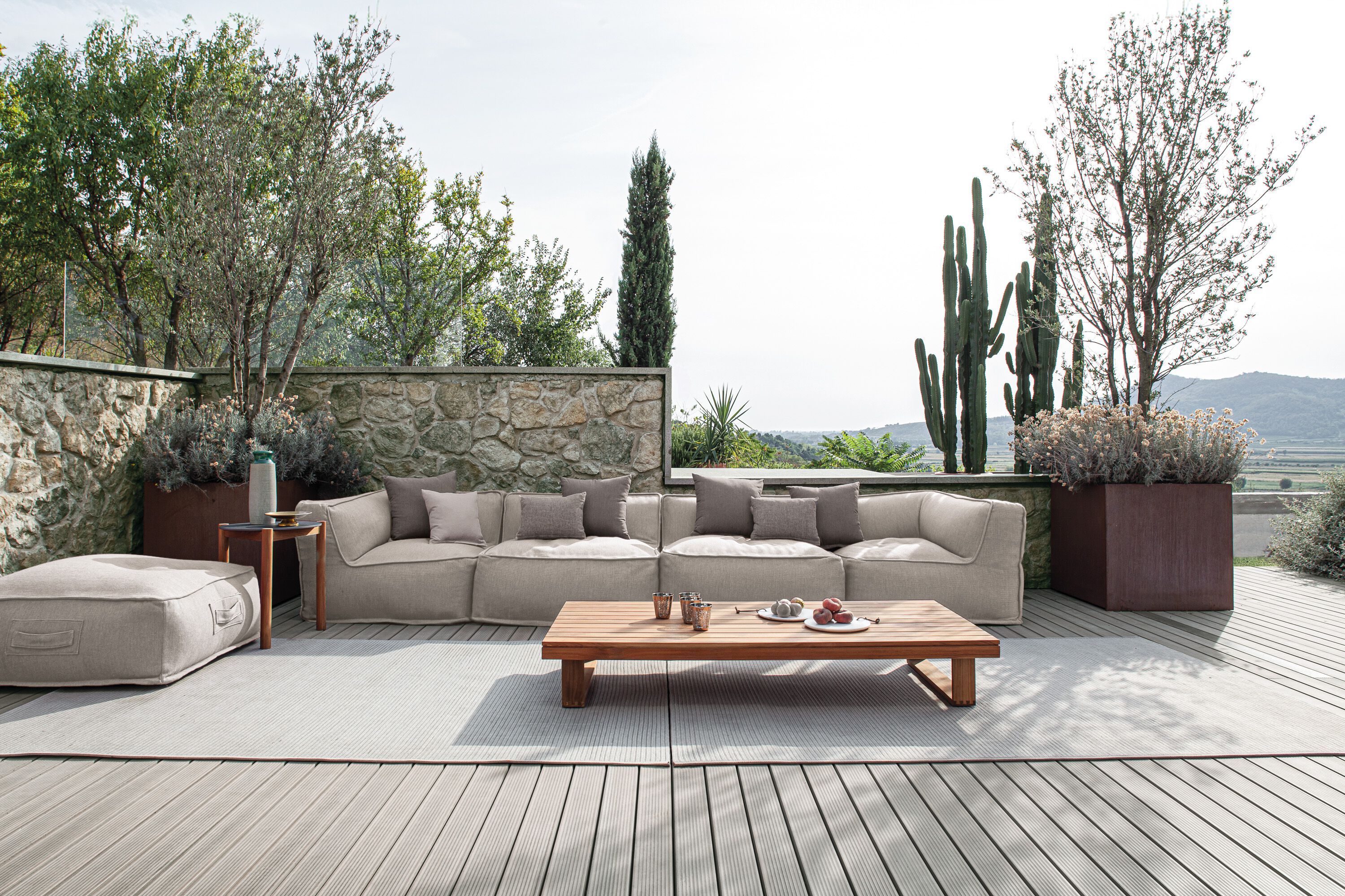 2-местный тканевый садовый диван Atmosphera ARCH-00056618 - Вид №1