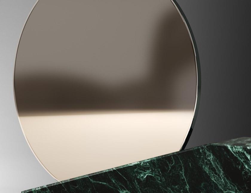 ROSSATO ARREDAMENTI Круглое настольное зеркало из мрамора Home sun-id-1447052 - Вид №2