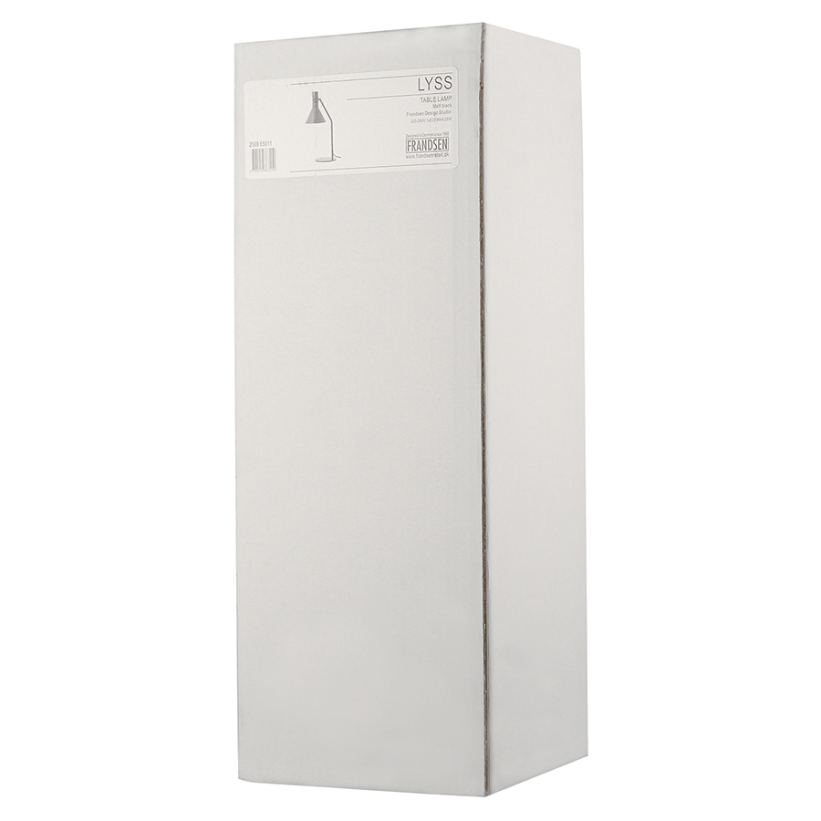 2509_360011 Лампа настольная lyss, 50х25хD18 см, светло-серая матовая Frandsen  - Вид №9