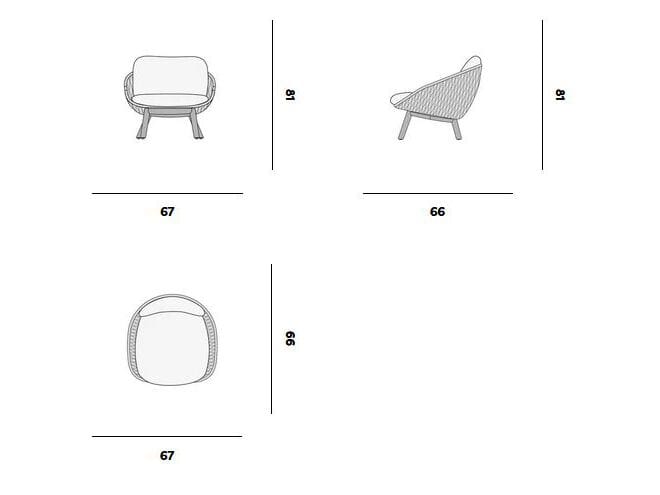 Ткань сад стул MANUTTI Sandua ARCH-00126184 - Вид №2