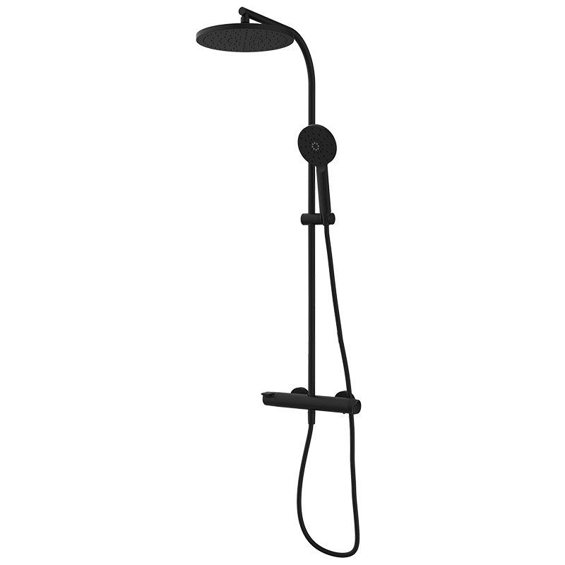 40440402XL PREMIUM Черный GRB Сухой смеситель для душа с колонкой Черный GRB MIXERS 