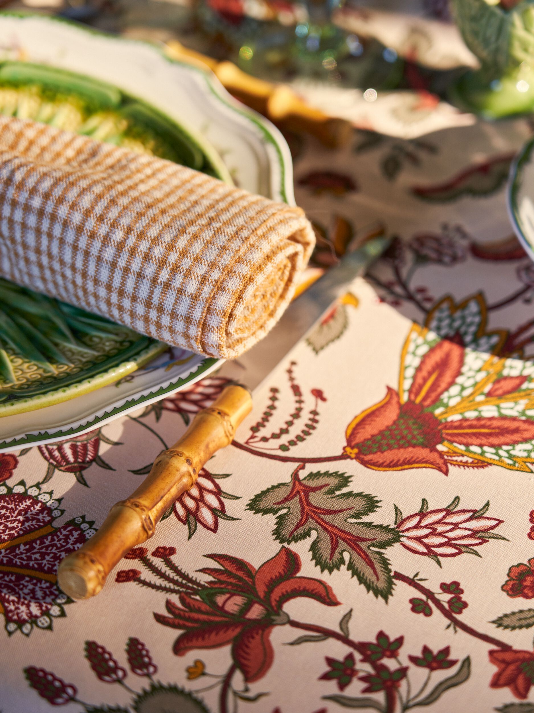 Хлопчатобумажная ткань с цветочным рисунком LELIEVRE Quenin-Belle Époque ARCH-00020380 - Вид №10