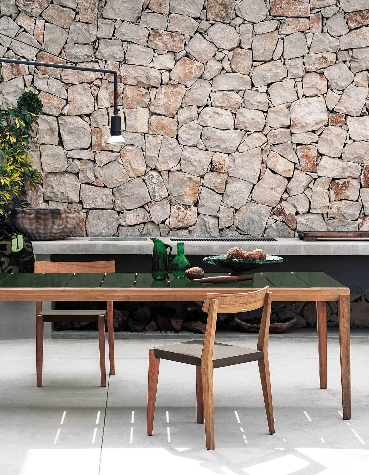 Стул для сада из тикового дерева RODA Teka ARCH-00051113 - Вид №1