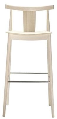 Andreu World Табурет из бука со встроенной подушкой и подставкой для ног Smile Bq0338-bq0349 - Вид №1