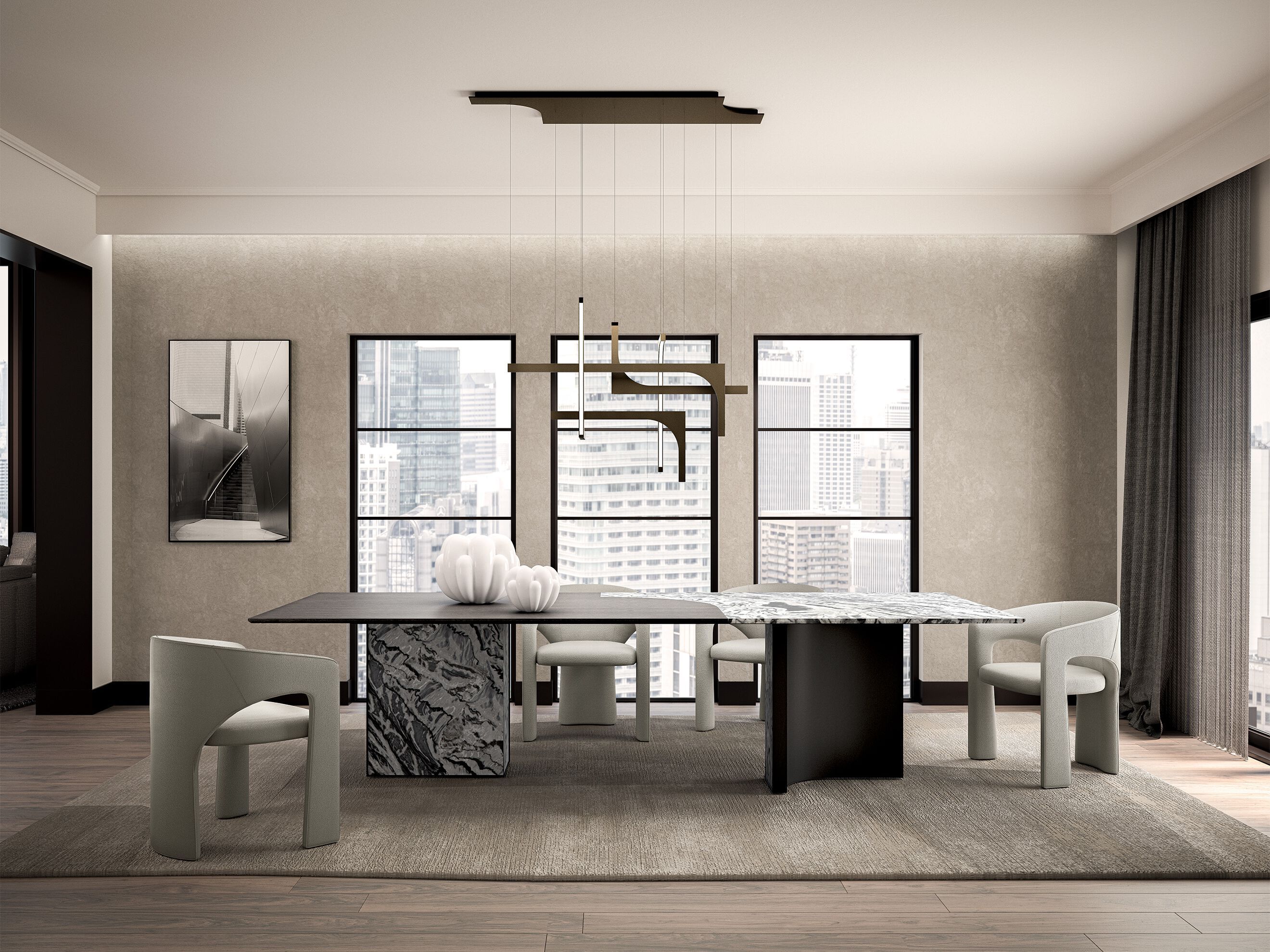 Кожаный мягкий стул с подлокотниками Arketipo Sienna ARCH-00054761 - Вид №1