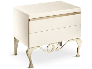 Деревянная прямоугольная тумбочка