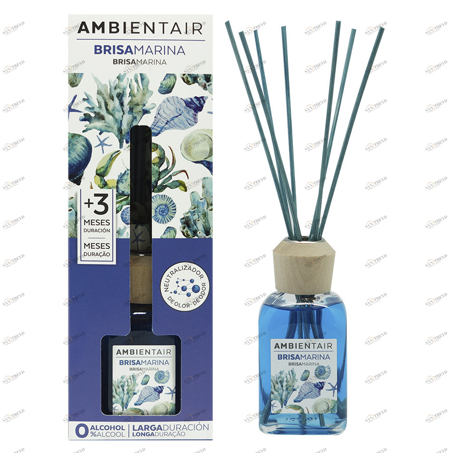 Диффузор ароматический 100 мл "Океанский бриз" AMBIENTAIR  00-3881130 Синий 
