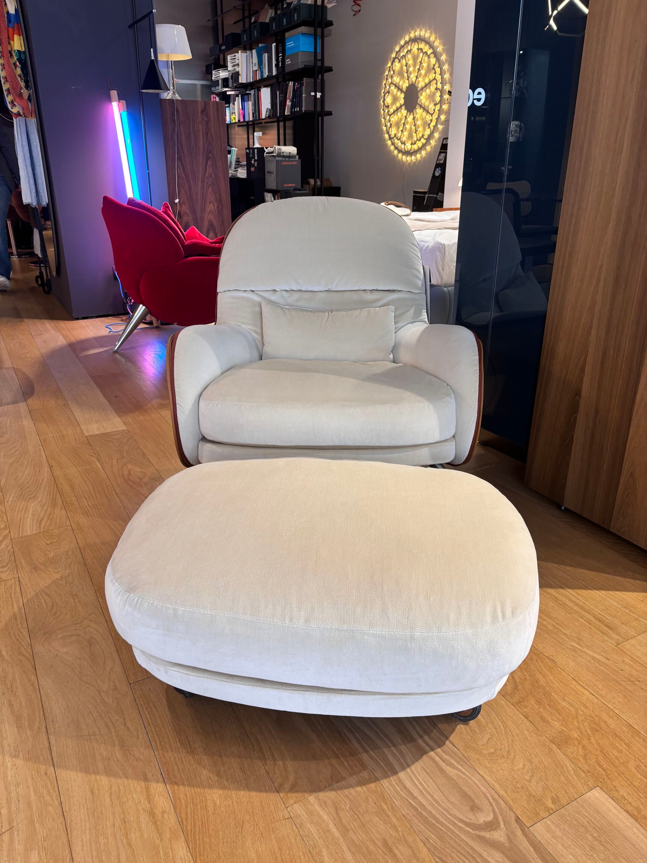 Тканевое кресло с колесами In Stock de Padova ARCH-00053086 - Вид №3