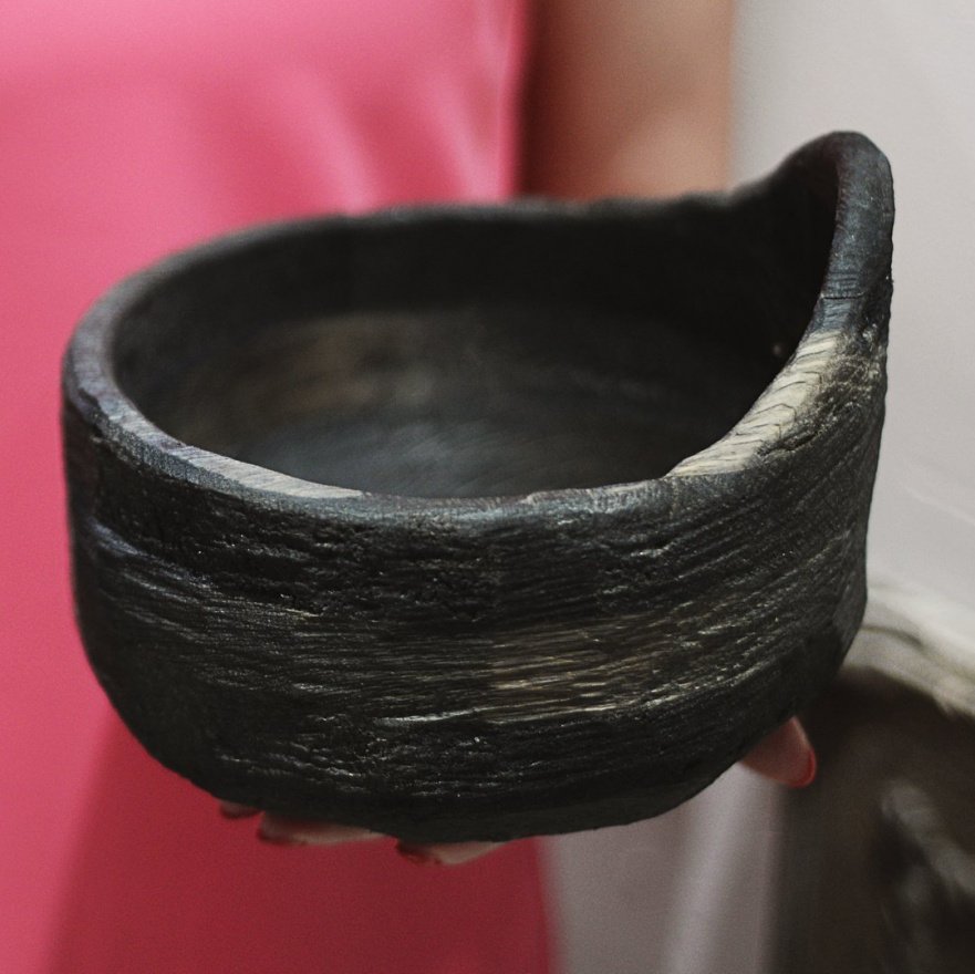 Миска, Чёрный , одна ручка FUGA ECO WOOD 123638 Чёрный  - Вид №2