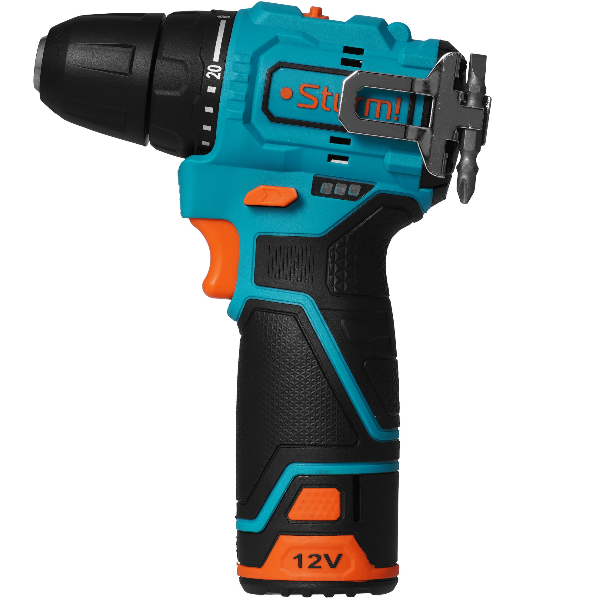 Дрель-шуруповерт Sturm! CD1240BLC 1BatterySystem 12V 5451832 STDN-0074653 - Вид №1