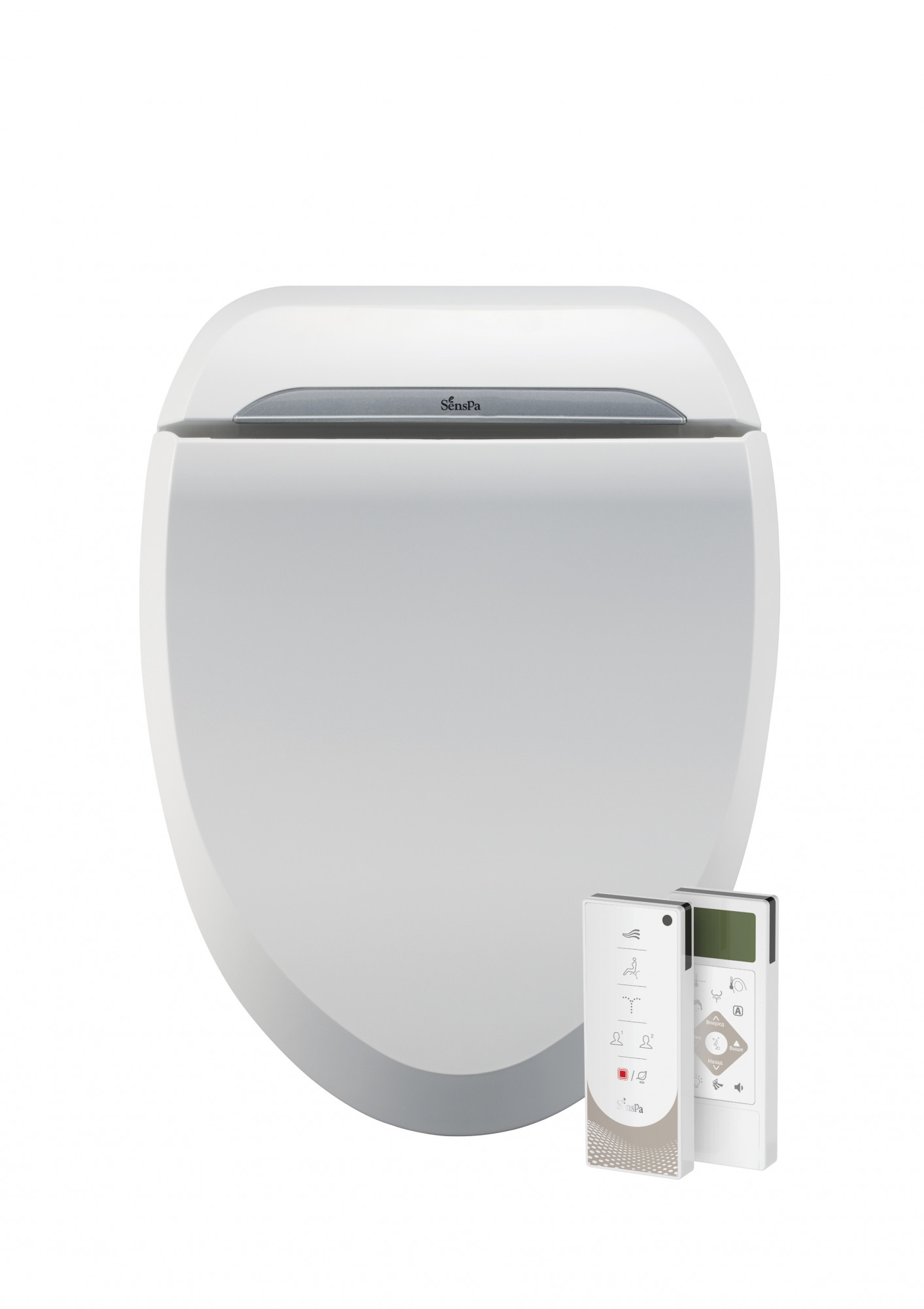 Электронная крышка биде SensPa JK-1000 Grey S - короткая sun-id-2005342