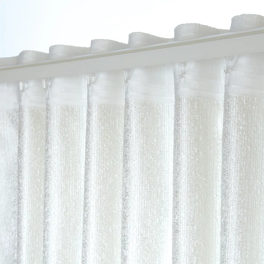 Штора на ленте со скрытыми петлями Elsa 200x280 см цвет бежевый Santreyd STLM-2108633 - Вид №11