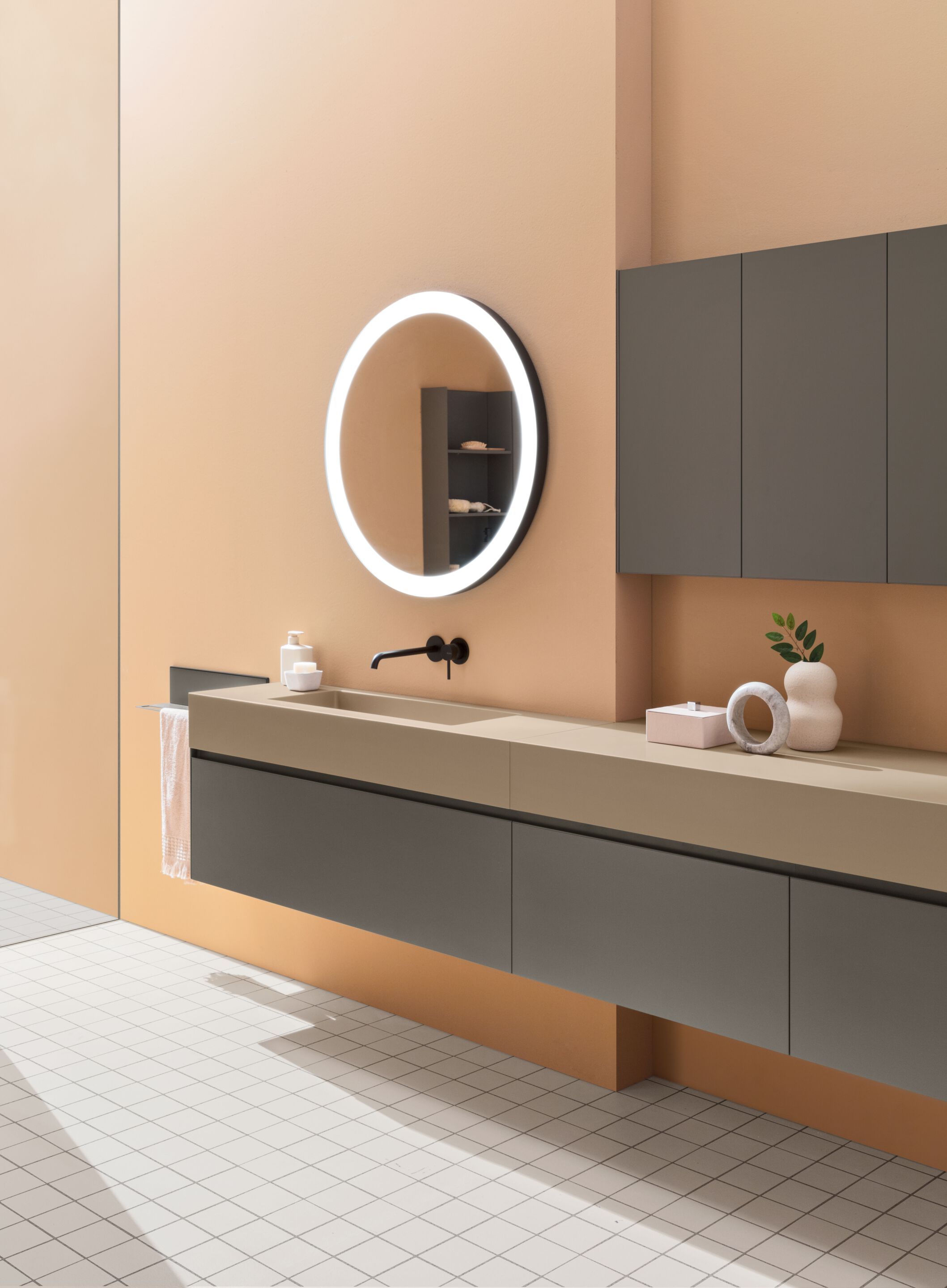 Матовый лакированный деревянный подвесной умывальник ARBLU Dress System ARCH-00067349 - Вид №3