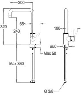 Fir Italia Смеситель для кухни на столешнице Modern kitchens 8475152 - Вид №2