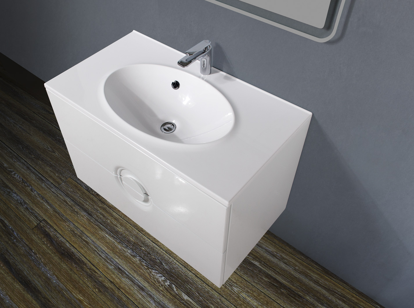 Мебель для ванной BelBagno ONDA-900-2C-SO-BL - Вид №1