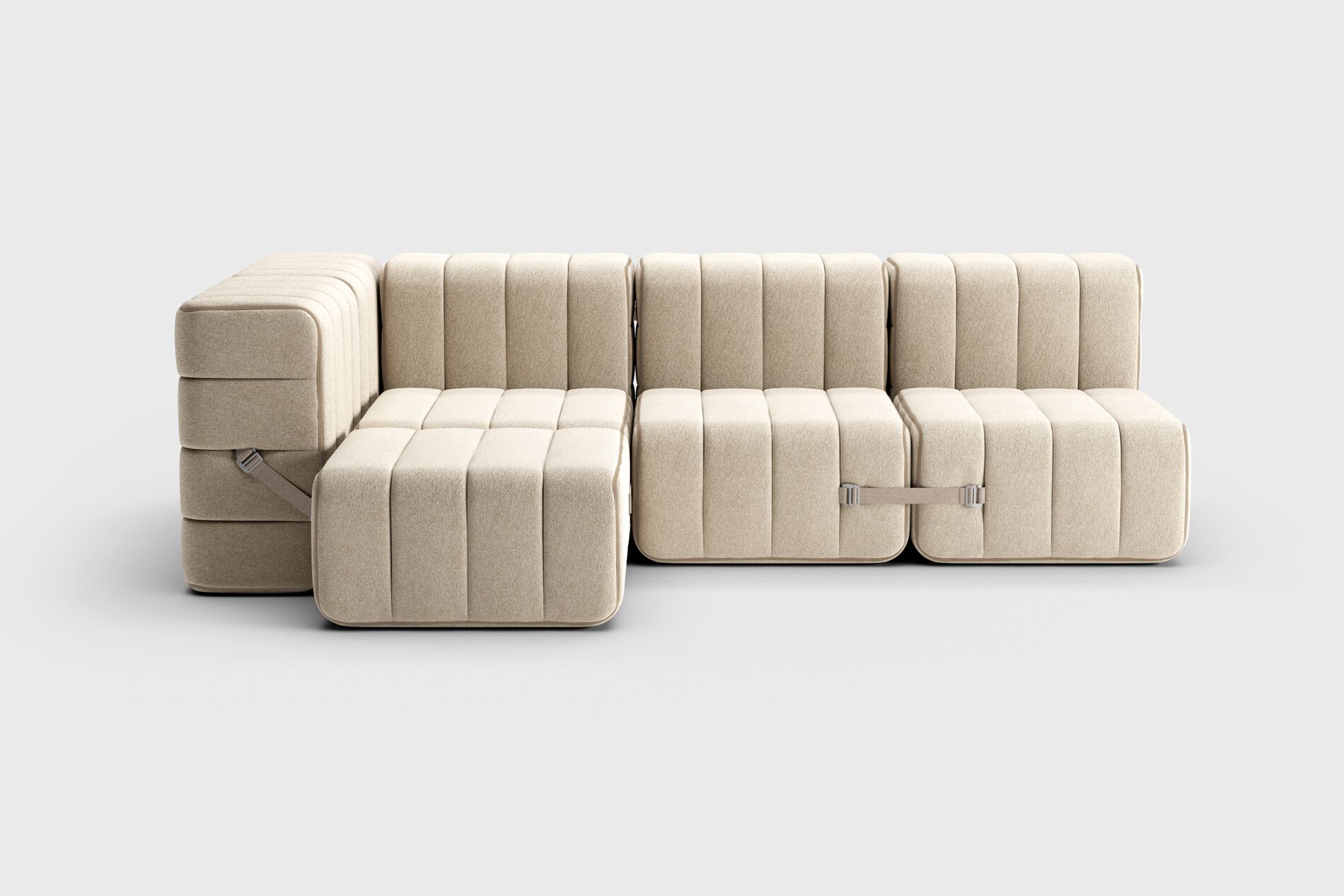 Модульный угловой диван из ткани AMBIVALENZ Curt ARCH-00061719 - Вид №22