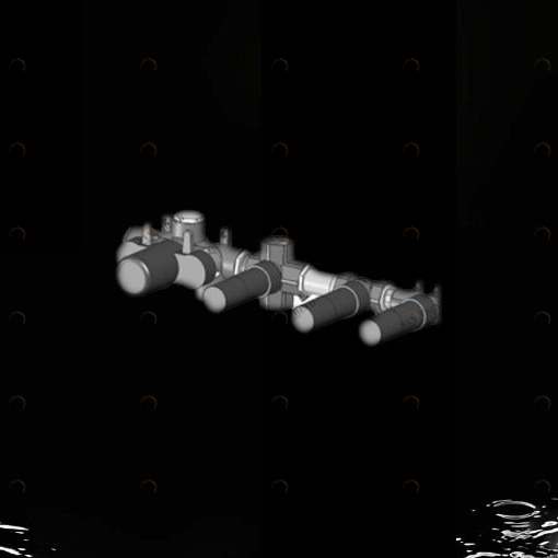 Внутренняя часть смесителя термостатического для душа 7WKTD001 Geda Nextage Built-in Parts скрытого монтажа Внутренние части смесителей Built-in Parts