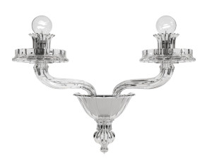 Настенный светильник из дутого стекла