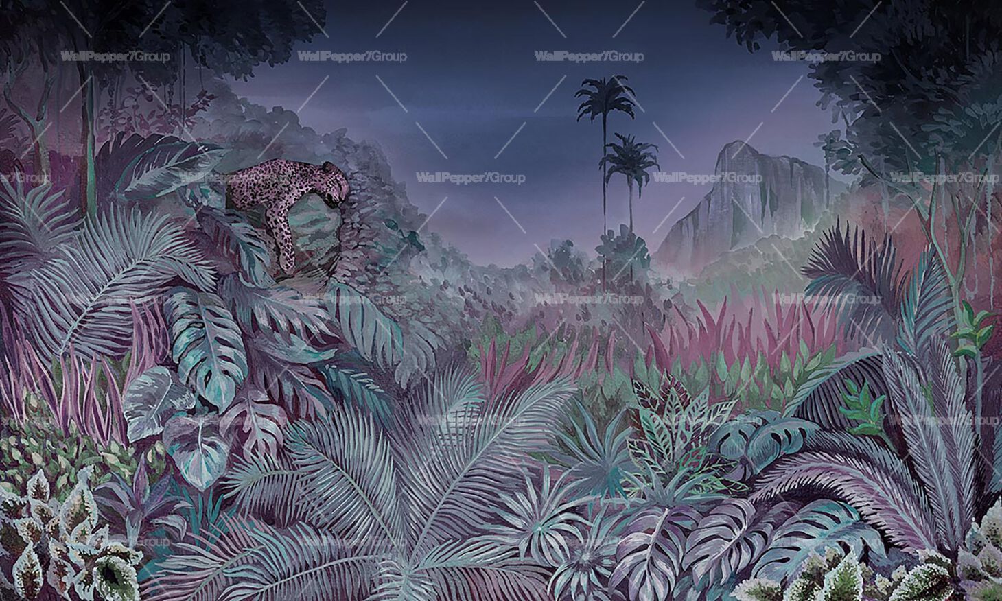 Тропические обои ПВХ бесплатно, экологически чистые, моющиеся WallPepper окружающая среда ARCH-00010978 - Вид №1