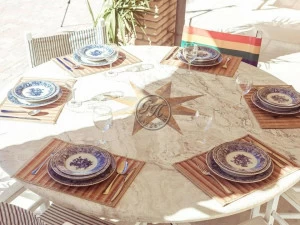 GH LAZZERINI Круглый каменный стол