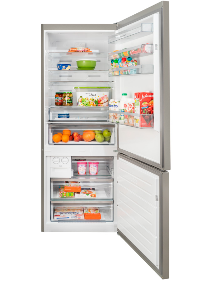 9920937 Холодильник с морозильником   Schaub Lorenz SLU S620X3E серебристый STDN-0036351 - Вид №3