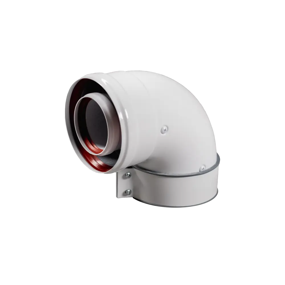 Колено коаксиальное 90° Baxi ø60-100 мм 84467512 STLM-2042338 