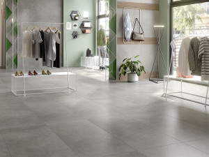 Пол / керамогранит с эффектом цемента