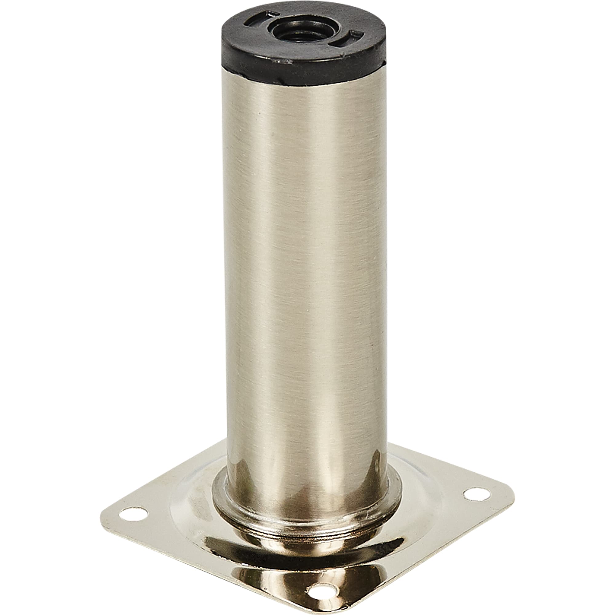 82732506 Ножка круглая 100х30 мм, сталь, цвет никель Santreyd  - Вид №1