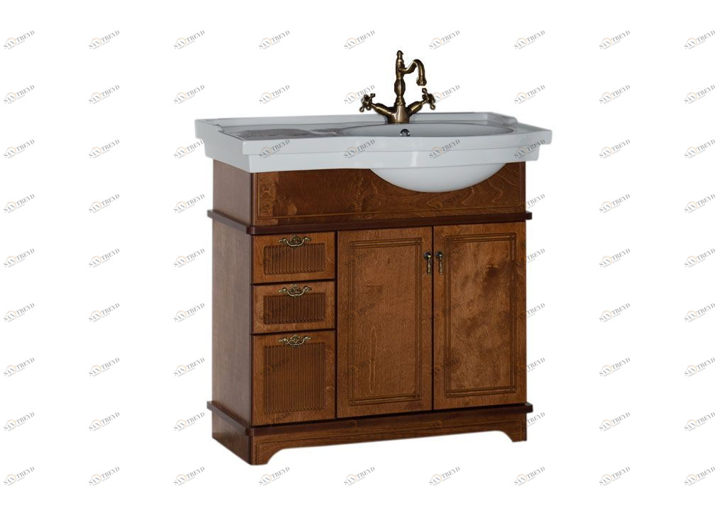 Тумба под раковину Aquanet Луис 90 R темный орех sun-id-271788