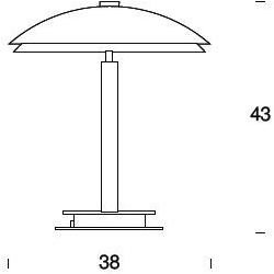 FontanaArte Настольная лампа из опалового стекла sun-id-1385731 - Вид №2