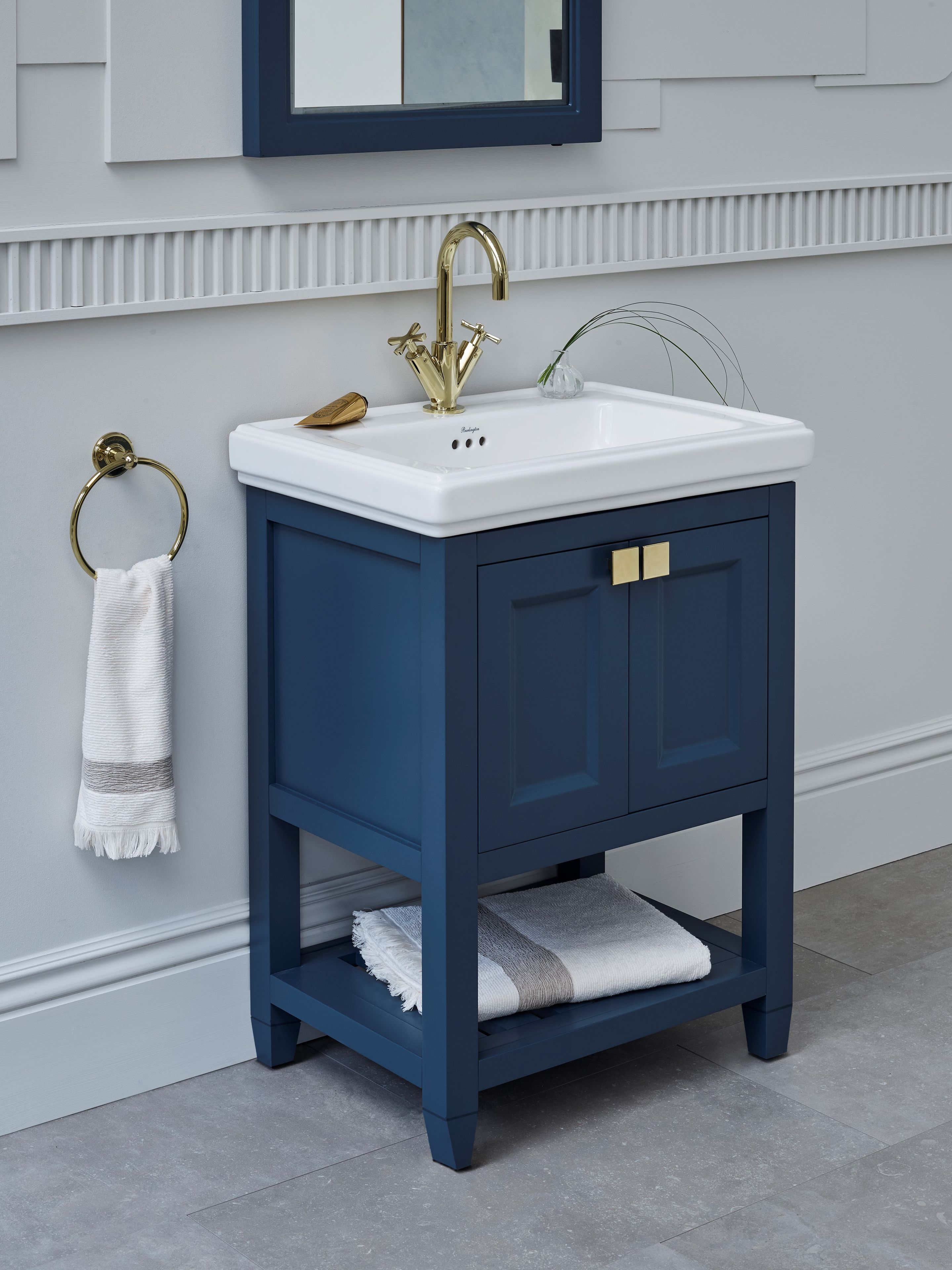 Смеситель для раковины с одним отверстием и отдельными розетками Burlington RIVIERA ARCH-00120904 - Вид №5