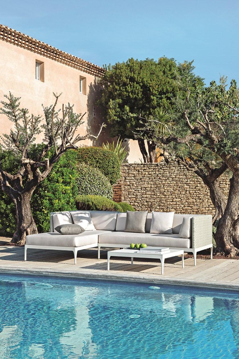 Ethimo Модульный садовый диван из материала ethimo lightwick® Infinity sun-id-1406348 - Вид №6