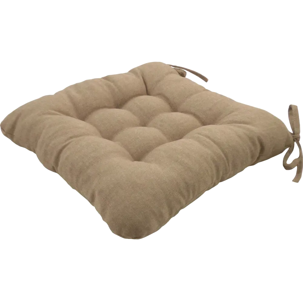 Подушка для стула "Савана" 40x36x6 см цвет капучино LINEN WAY STLM-2202491 - Вид №1