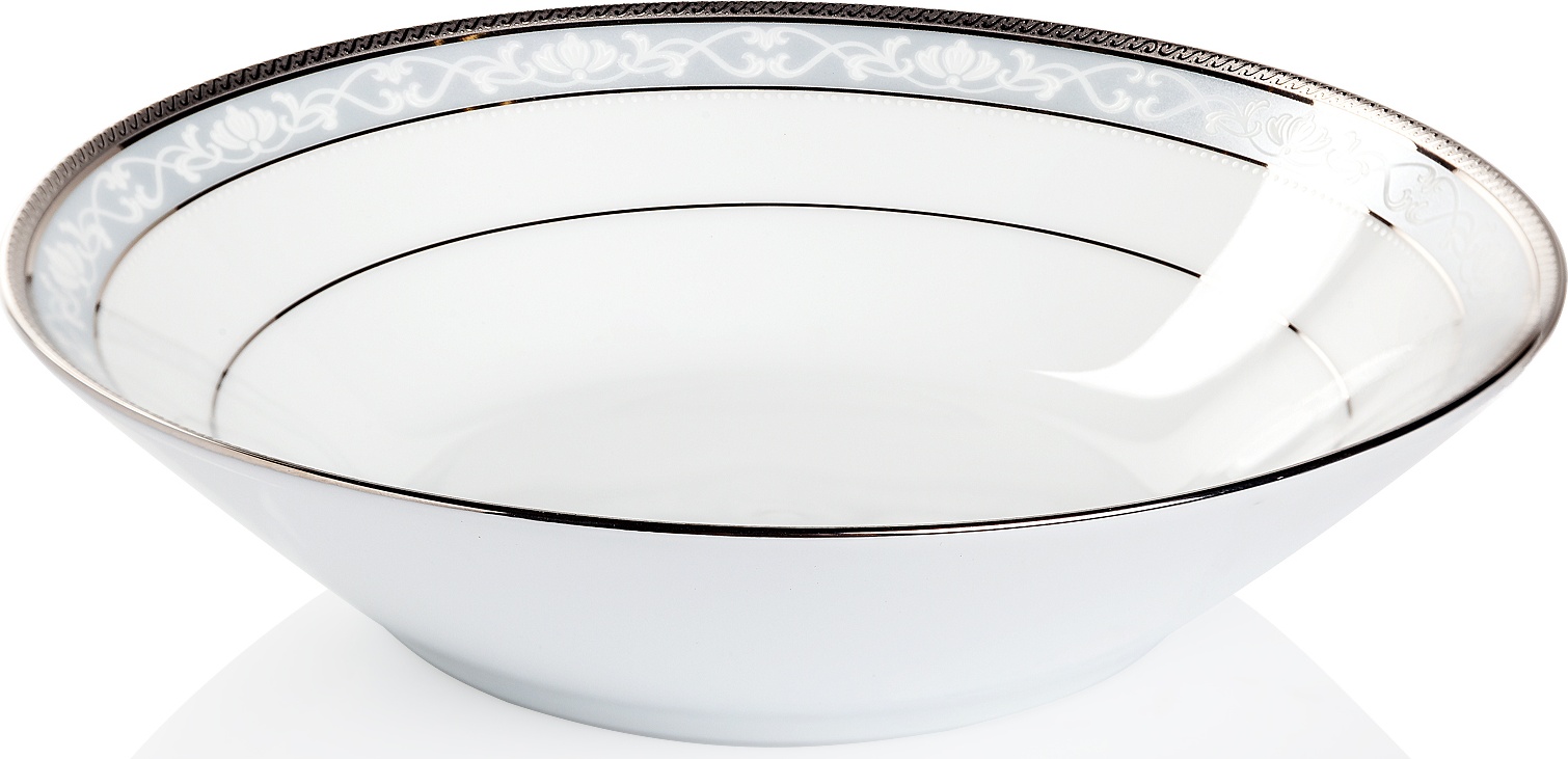 10599216 Noritake Тарелка суповая Noritake "Хэмпшир,платиновый кант" 19см Фарфор 
