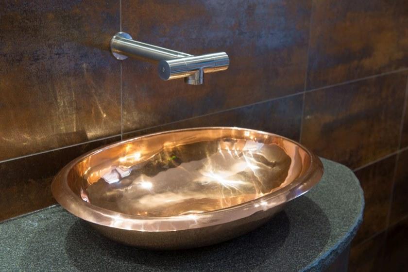 Lvcp07 Накладная раковина на столешницу  овальная BLEU PROVENCE Lavabi in metallo - Вид №1