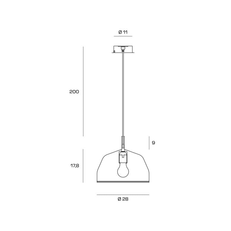 Металлический подвесной светильник Miloox кружка ARCH-00099314 - Вид №5