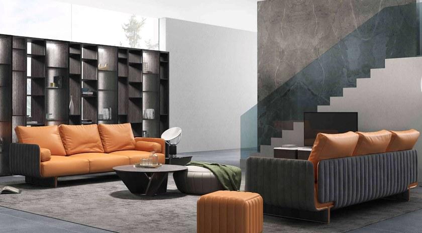 Now & Future 3-х местный кожаный диван sun-id-1411308 - Вид №1