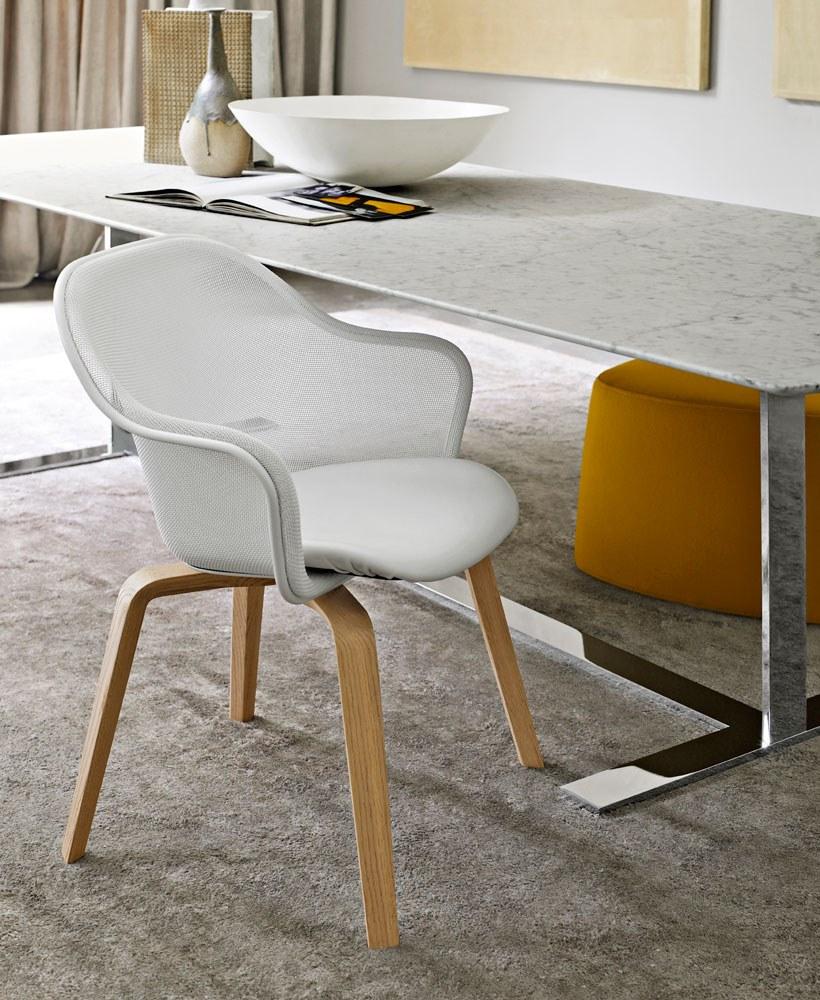 B&B Italia Стул с подлокотниками Iuta Iu4l_c - Вид №3