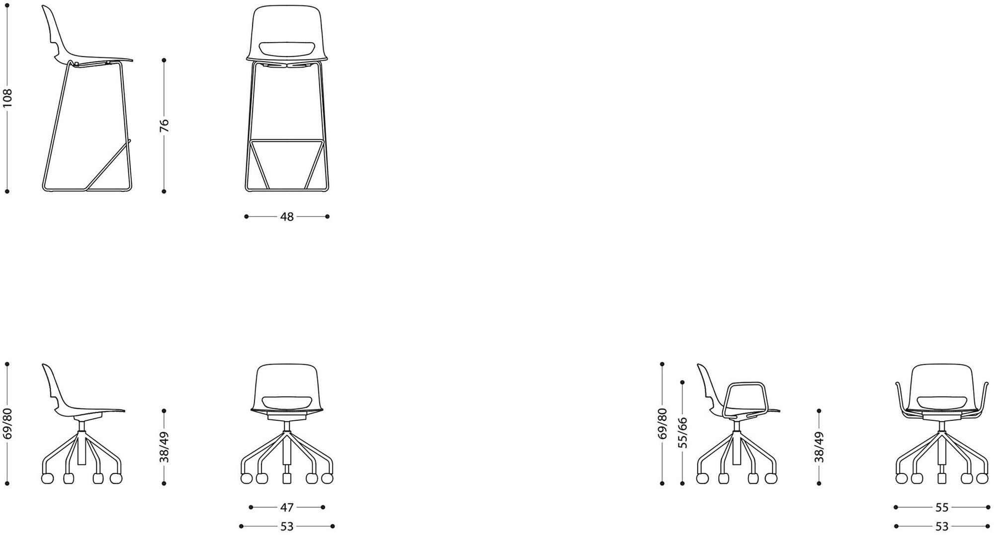 LAMM Офисный стул на эстакаде Lucky sun-id-1349497 - Вид №1