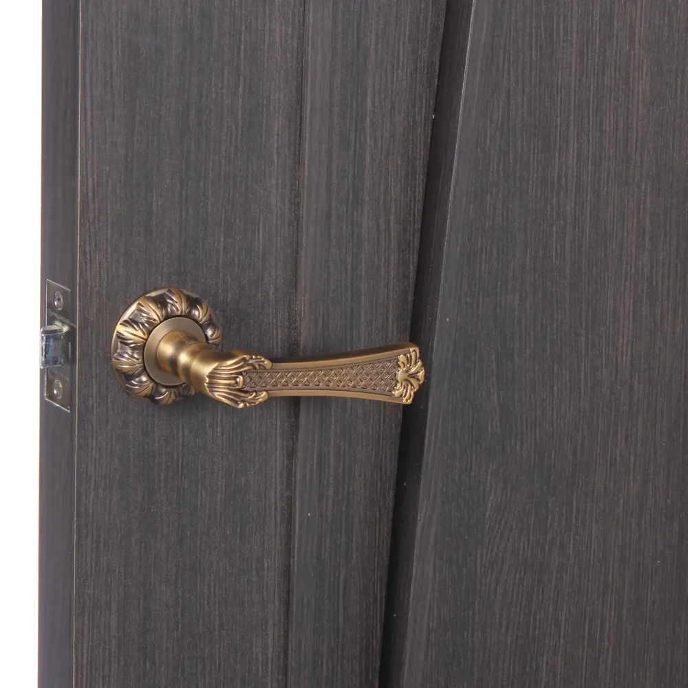 Ручки дверные на розетке Apecs H-2411-Z-AN, цвет античная бронза ARMEX STLM-2093485 - Вид №4