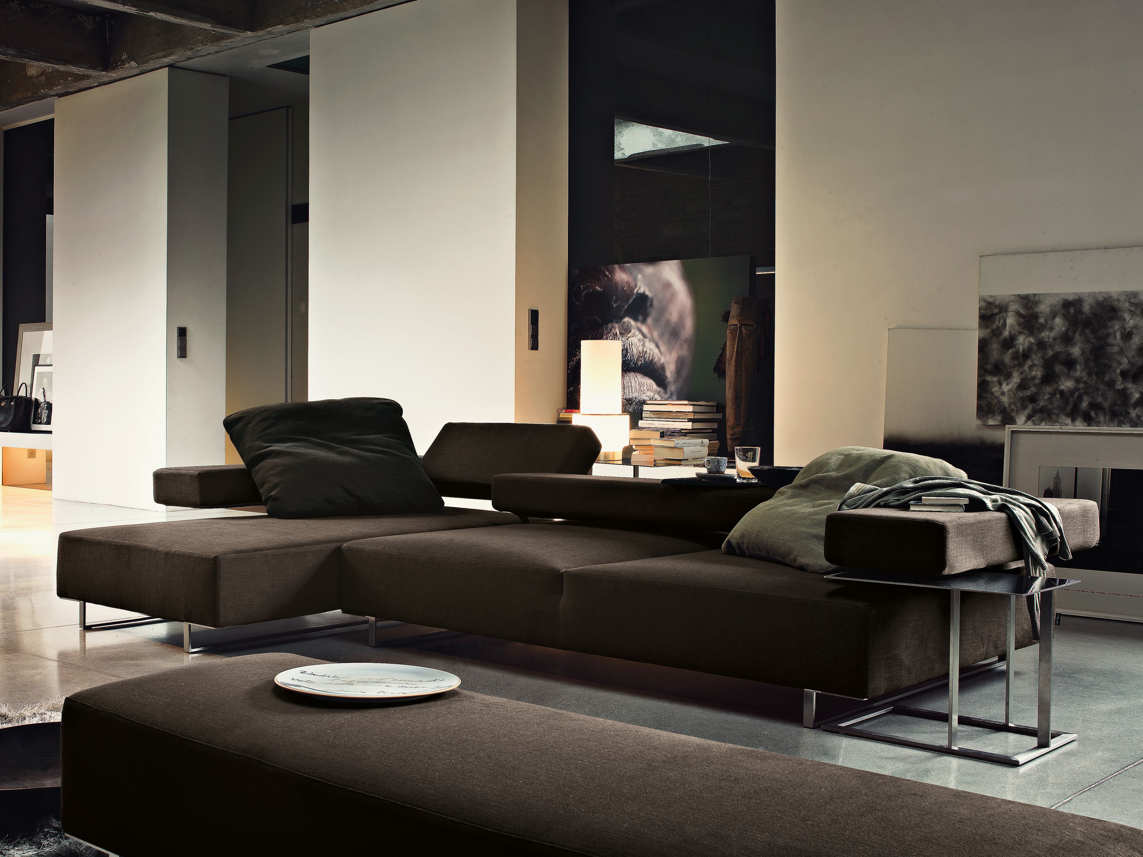 Секционный диван из ткани Arketipo ARCH-00144959