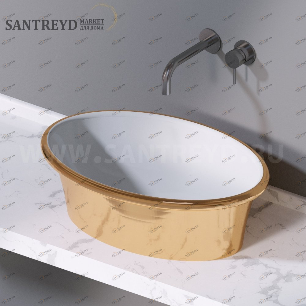 L491250 Накладная раковина на столешницу  овальная A. e T. Italia PRINCESS AeT ITALIA