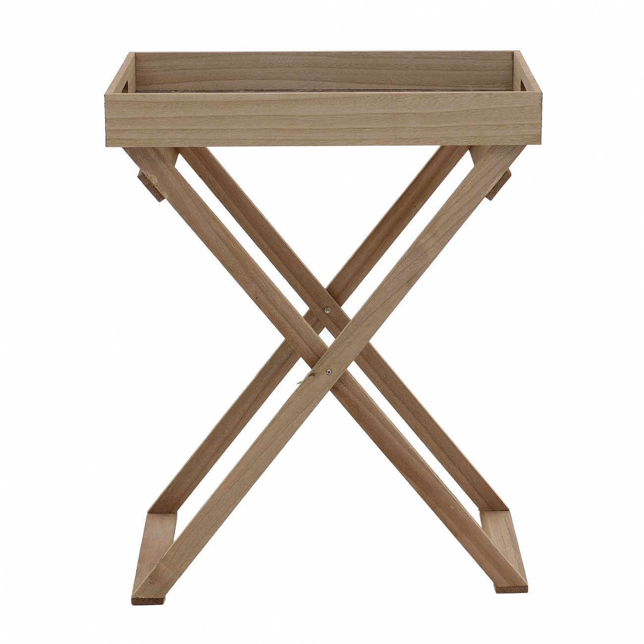 Столик сервировочный с подносом коричневый 49 см One TO4ROOMS  212363 Коричневый  - Вид №1