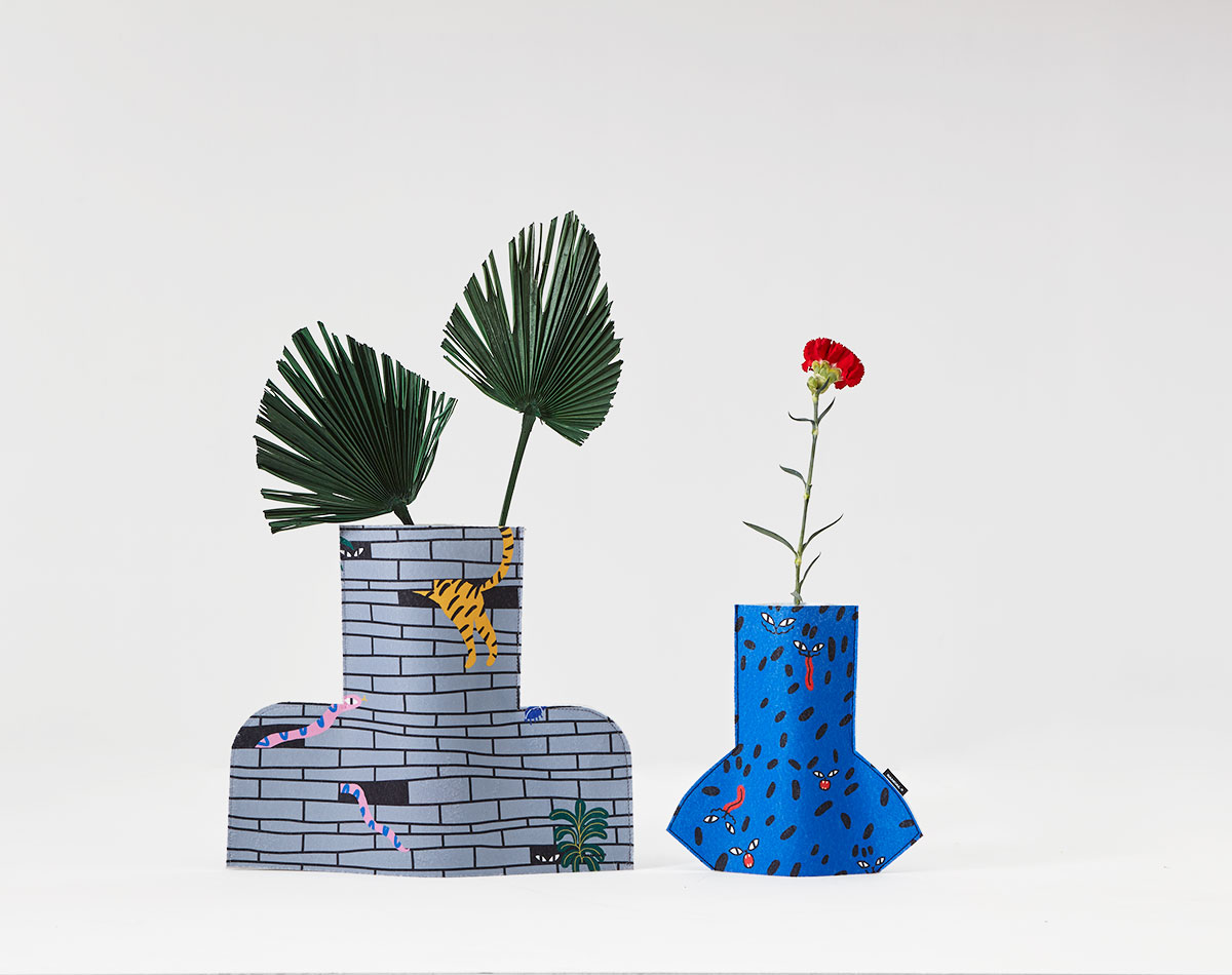 072145 Ваза L Urban Jungle SANCAL FLOWER POWER - Вид №1