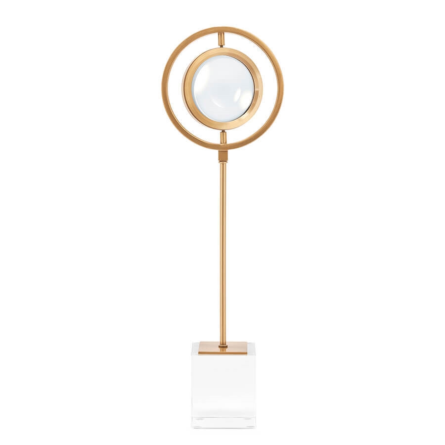 600624-01 ABHIKA MAGNIFIER METAL DECO GOLD 