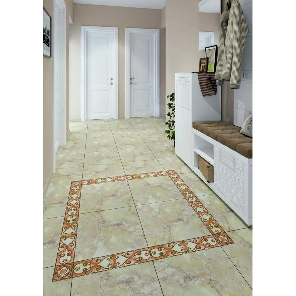 Керамогранит LB Ceramics Санторини 45x45 см 1.62 м² цвет бежевый 85942005 STLM-2098406 - Вид №5