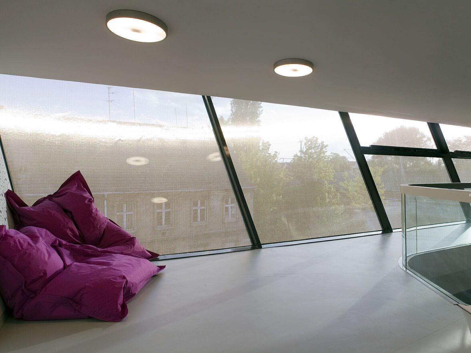 Витражная система с вставкой из проволочной сетки OKALUX Okatech ARCH-00015874