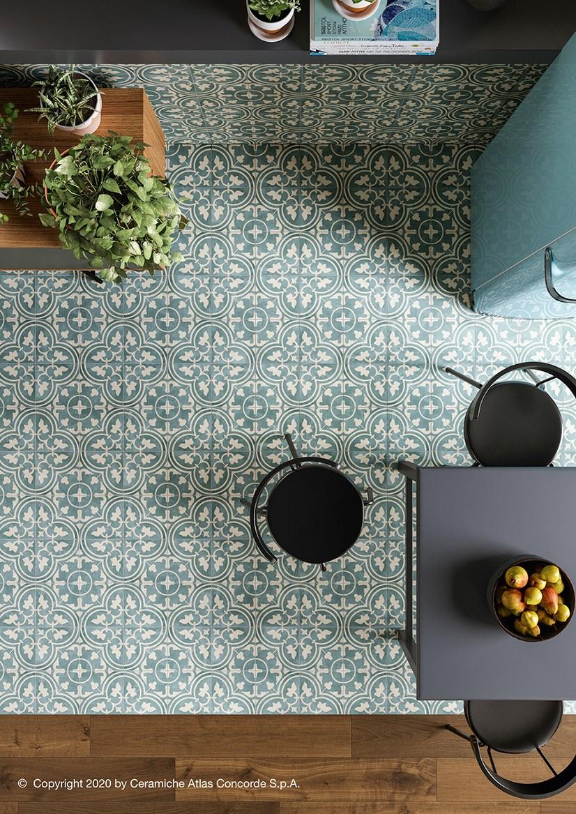 Atlas Concorde Настенная / напольная плитка из керамогранита с эффектом энкаустики Venti boost sun-id-1400680 - Вид №37