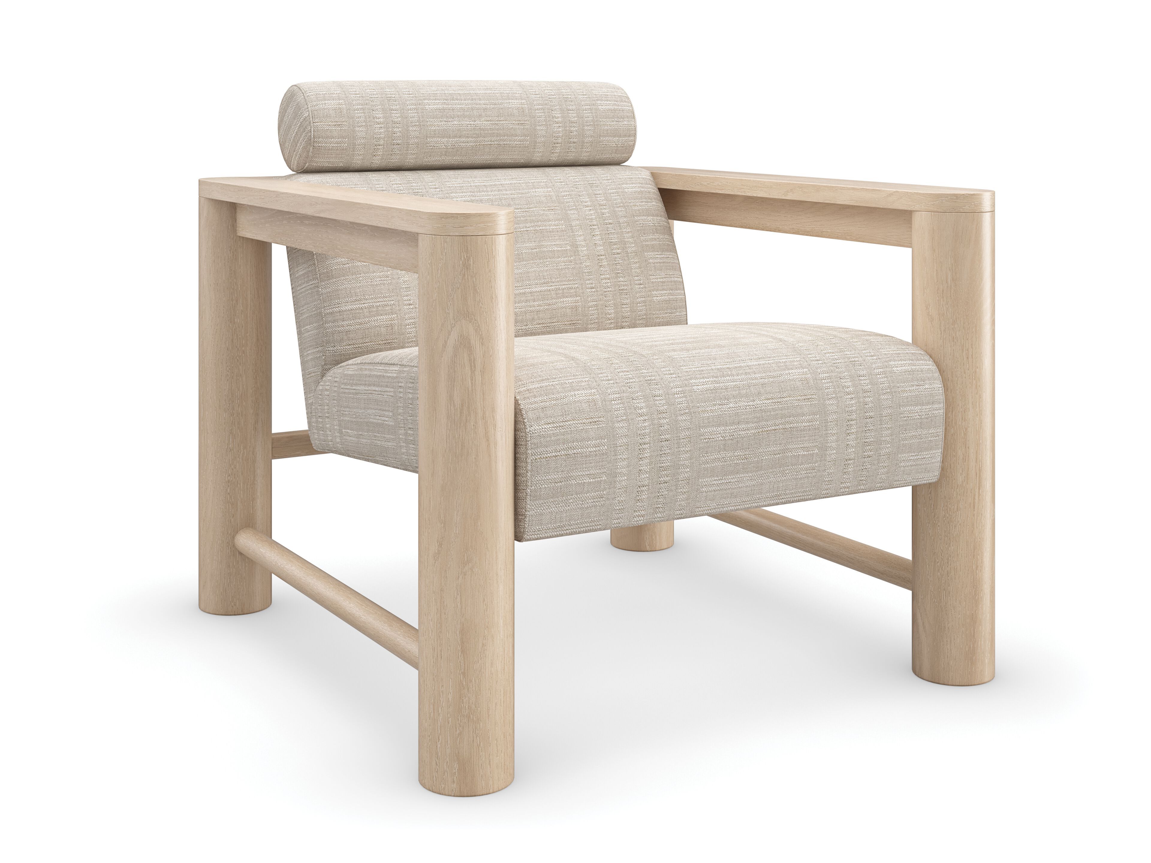 Тканевое кресло с подголовником Caracole Unity ARCH-00049170