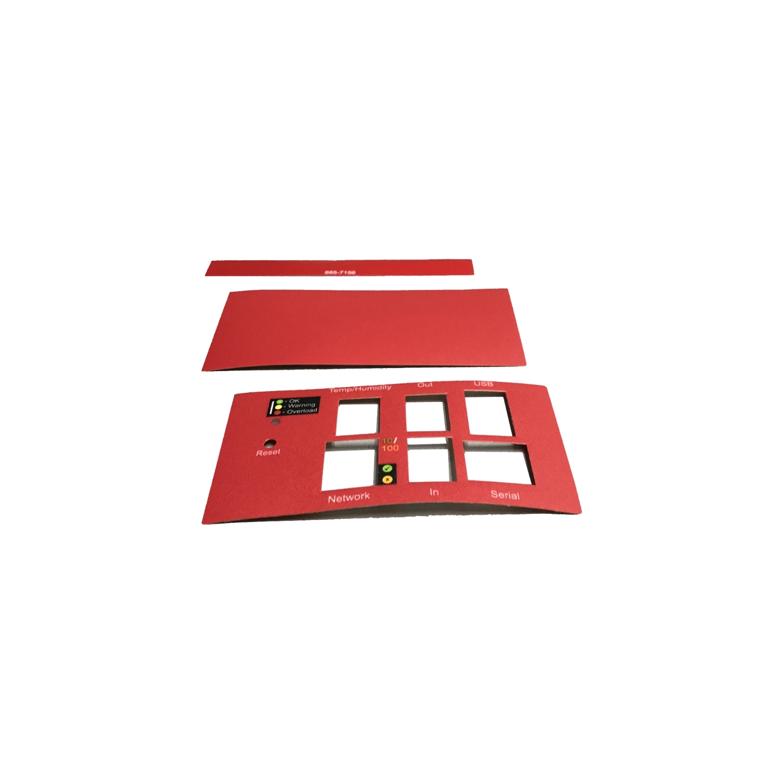 AP8000RED Красные наклейки для маркировки PDU (комплект на 10 устройств) Schneider Electric 